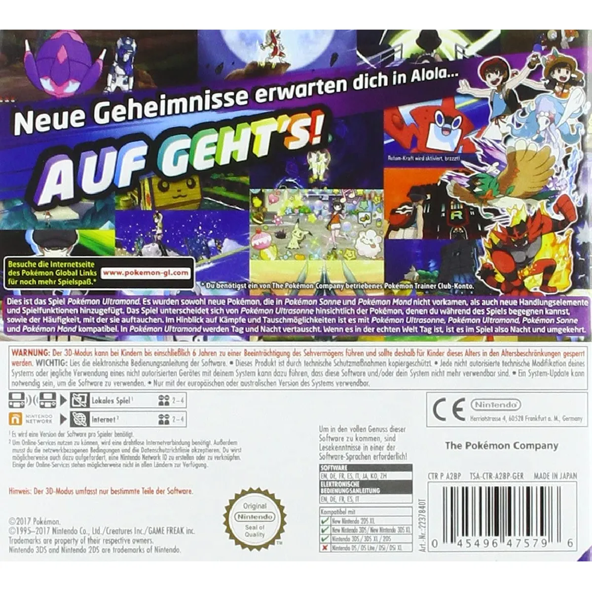 Nintendo 3DS Pokémon Ultra-Lune