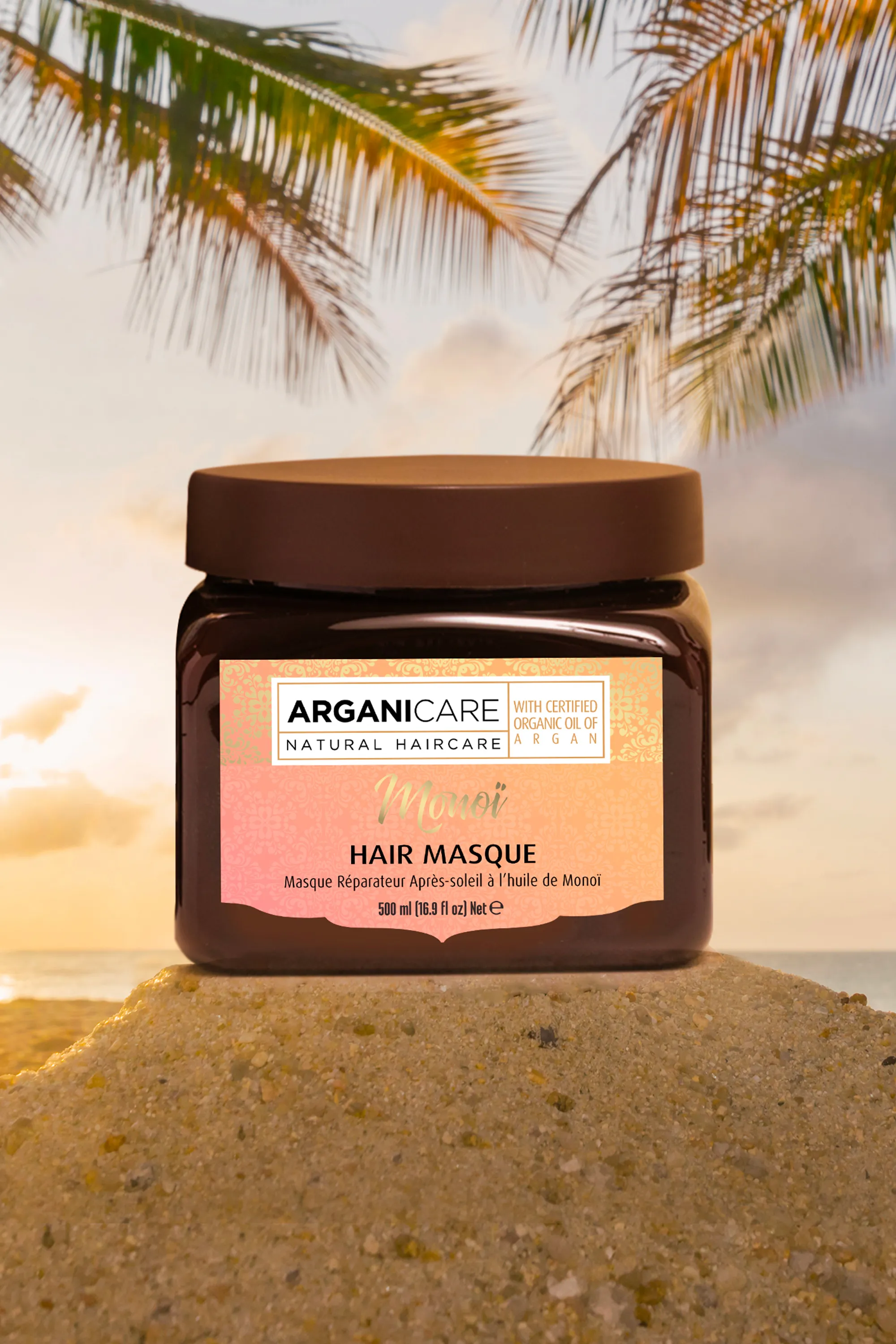 Arganicare Masque réparateur après-soleil au Monoï-500 ml