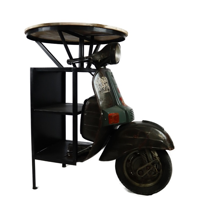 Vintage bartafel Scooter Vintage scooter bar tafel