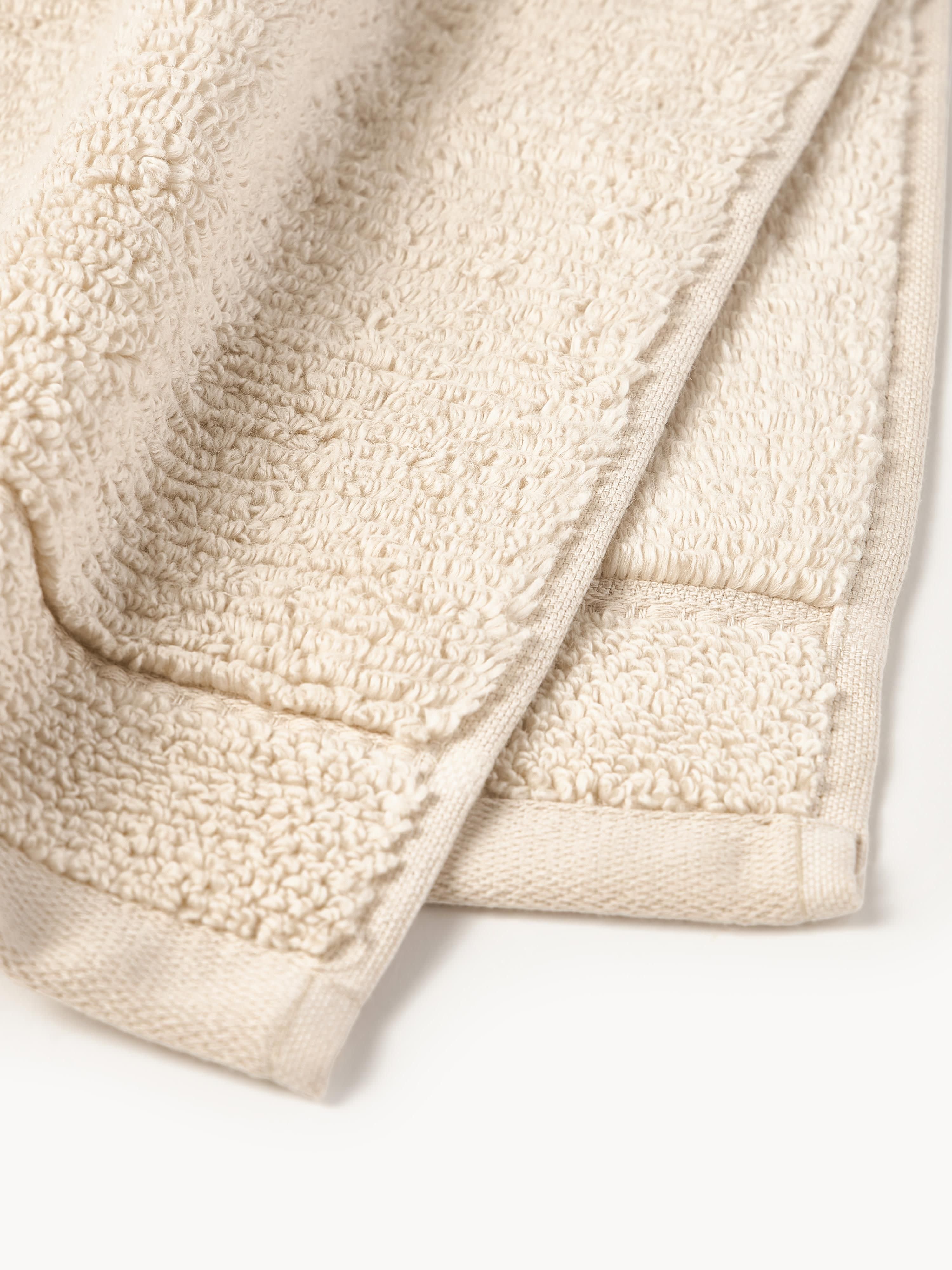 Handdoek Luxe met gestreepte rand, in verschillende formaten