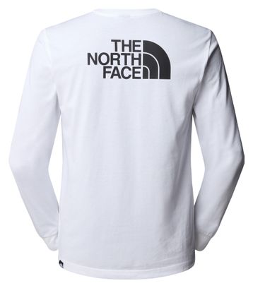 T-Shirt Manches Longues The North Face Easy Blanc Homme