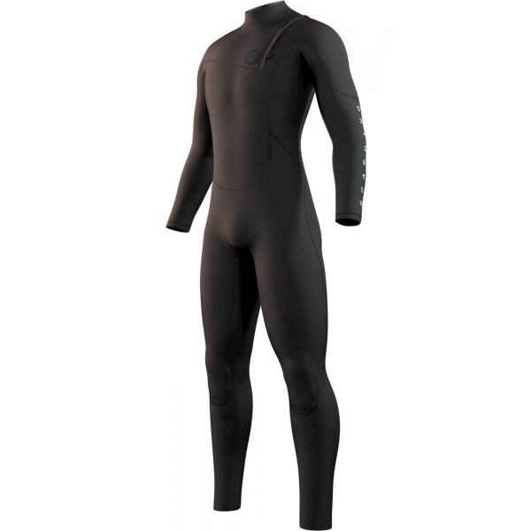 Mystic Mens The One 4/3mm Zip Free Wetsuit - Black L Wetsuit