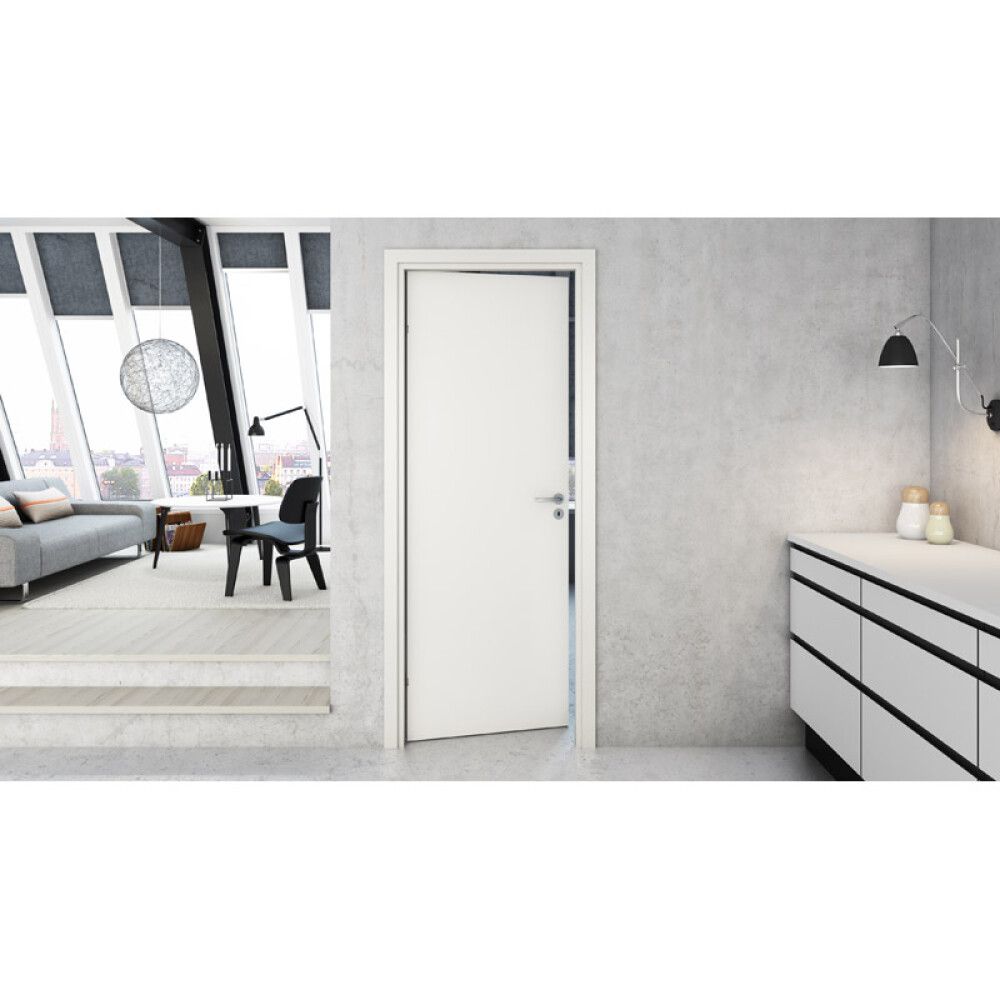 INNERDØR SOLID ELEMENTS M8X21 SLETT HVIT
