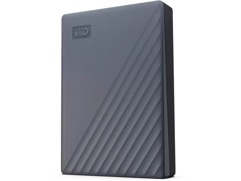 Western Digital Externe Festplatte My Passport 6 TB Tragbare Festplatte mit Passwortschutz und Backup-Software