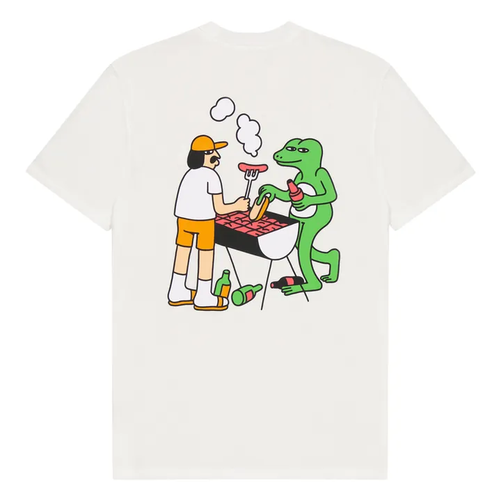 Olow T-shirt BBQ Coton Bio | Ecru
