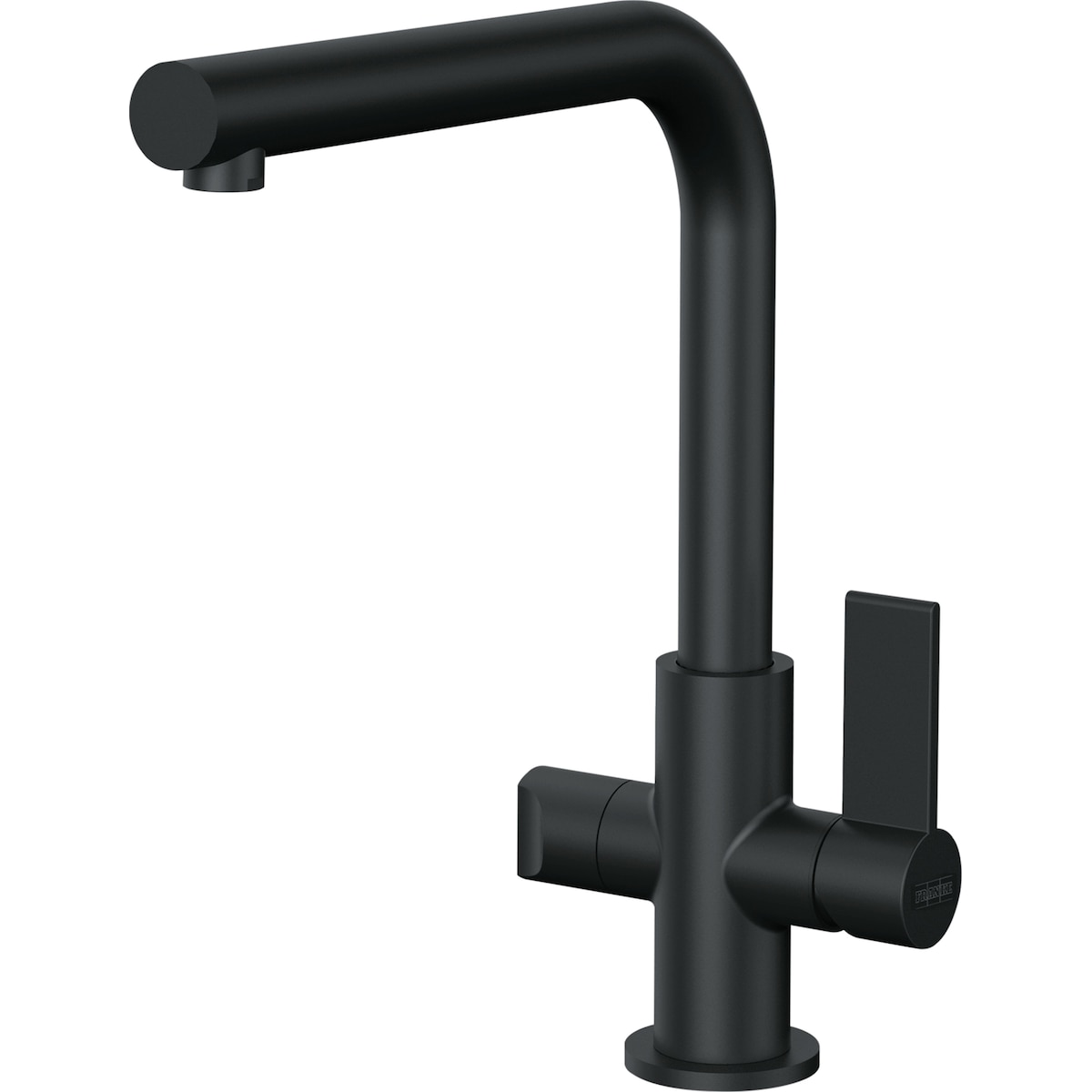Franke Neptune blandebatteri med ventil (sort)