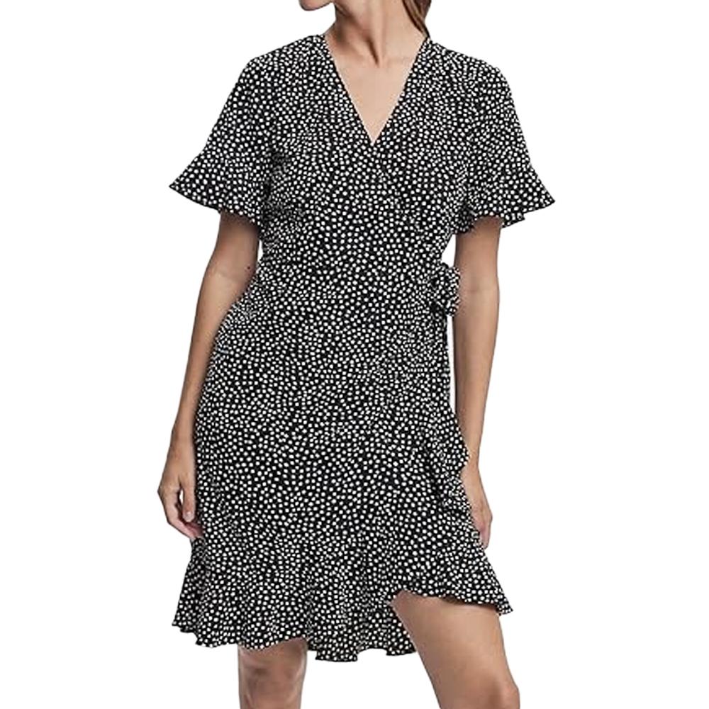 Vero Moda Robe Noire/Blanche Femme Vero Moda Henna