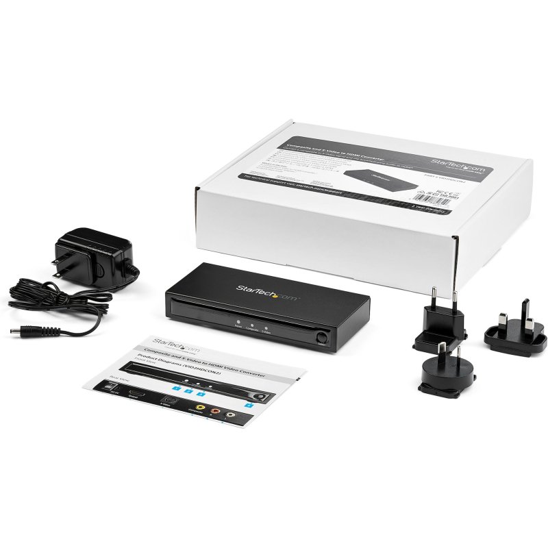 StarTech.com Convertisseur vidéo composite et S-Video vers HDMI avec audio - 720p