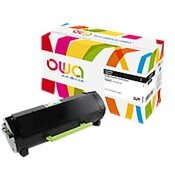 Toner remanufacturé OWA - standard - Noir - pour LEXMARK 24B6035