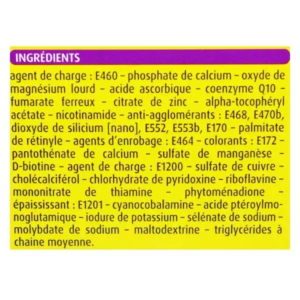 Supradyn Intensia Reduz a Fadiga Vitaminas Minerais e Ferro 30 comprimidos para engolir