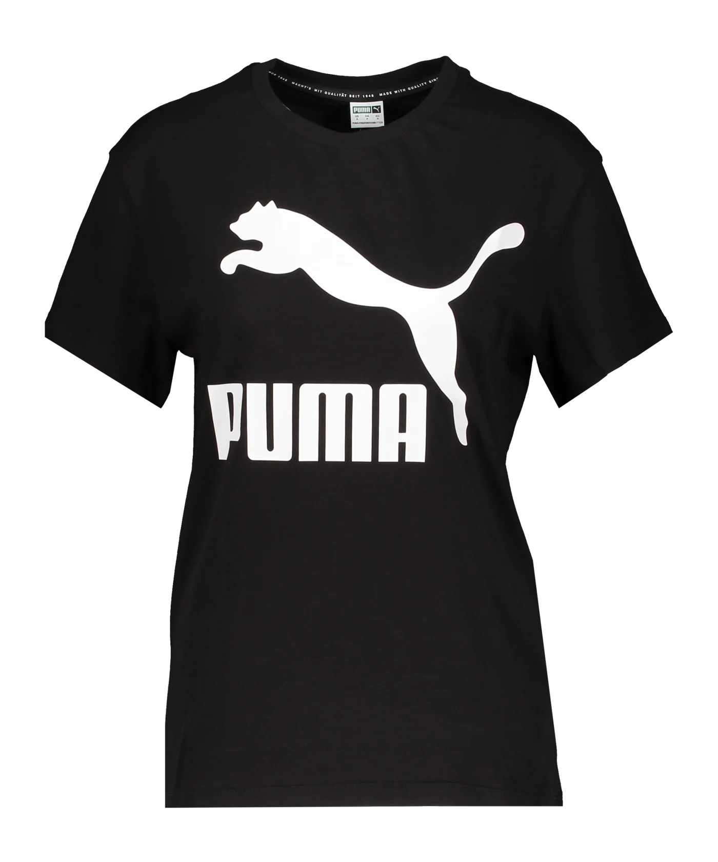 PUMA Classic T-Shirt Damen Schwarz F01