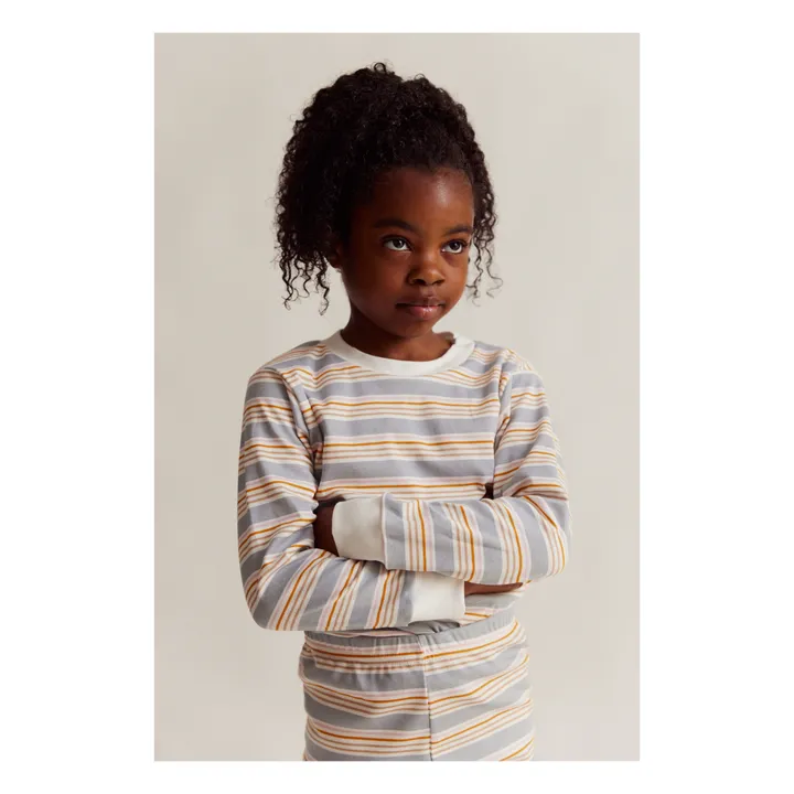 Sleepy Doe Pyjama Coton Bio Holiday | Gris