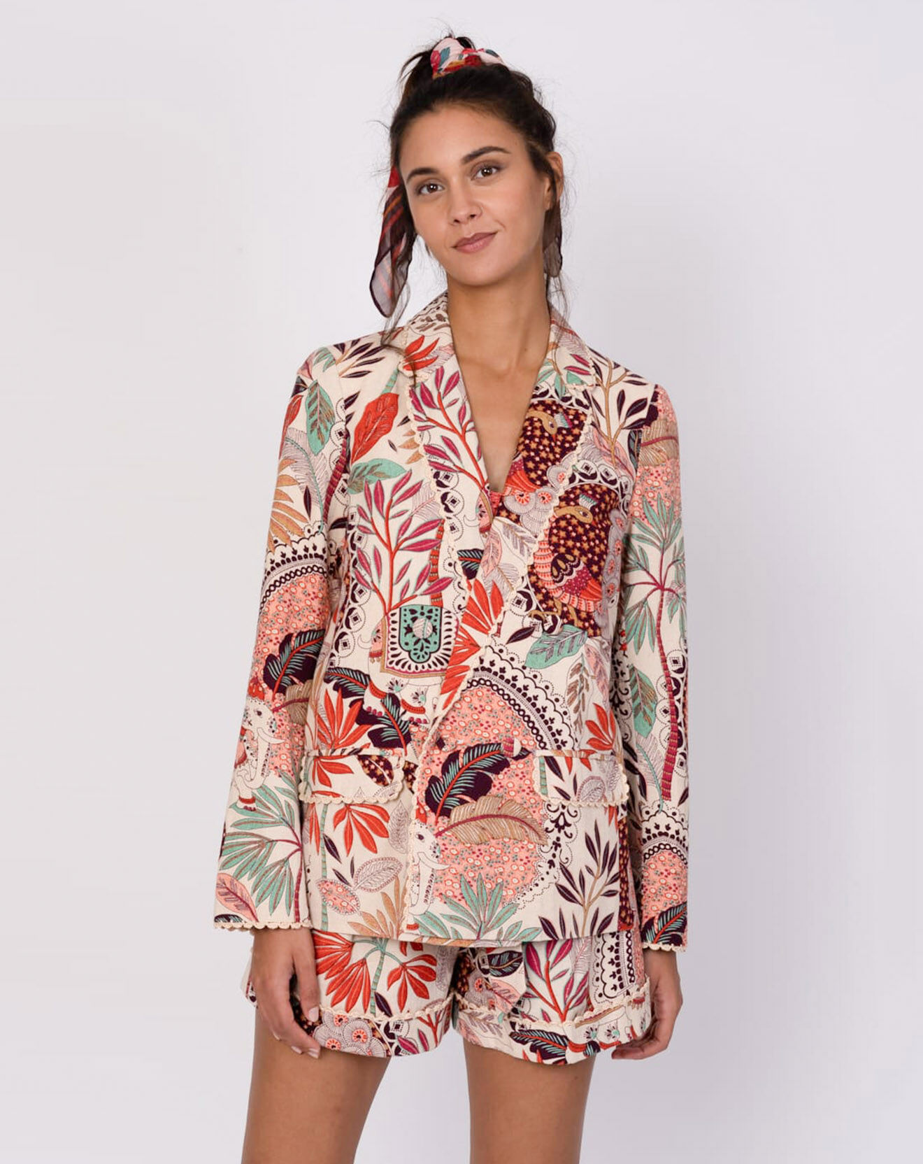 Derhy Veste imprimée Iguazu beige