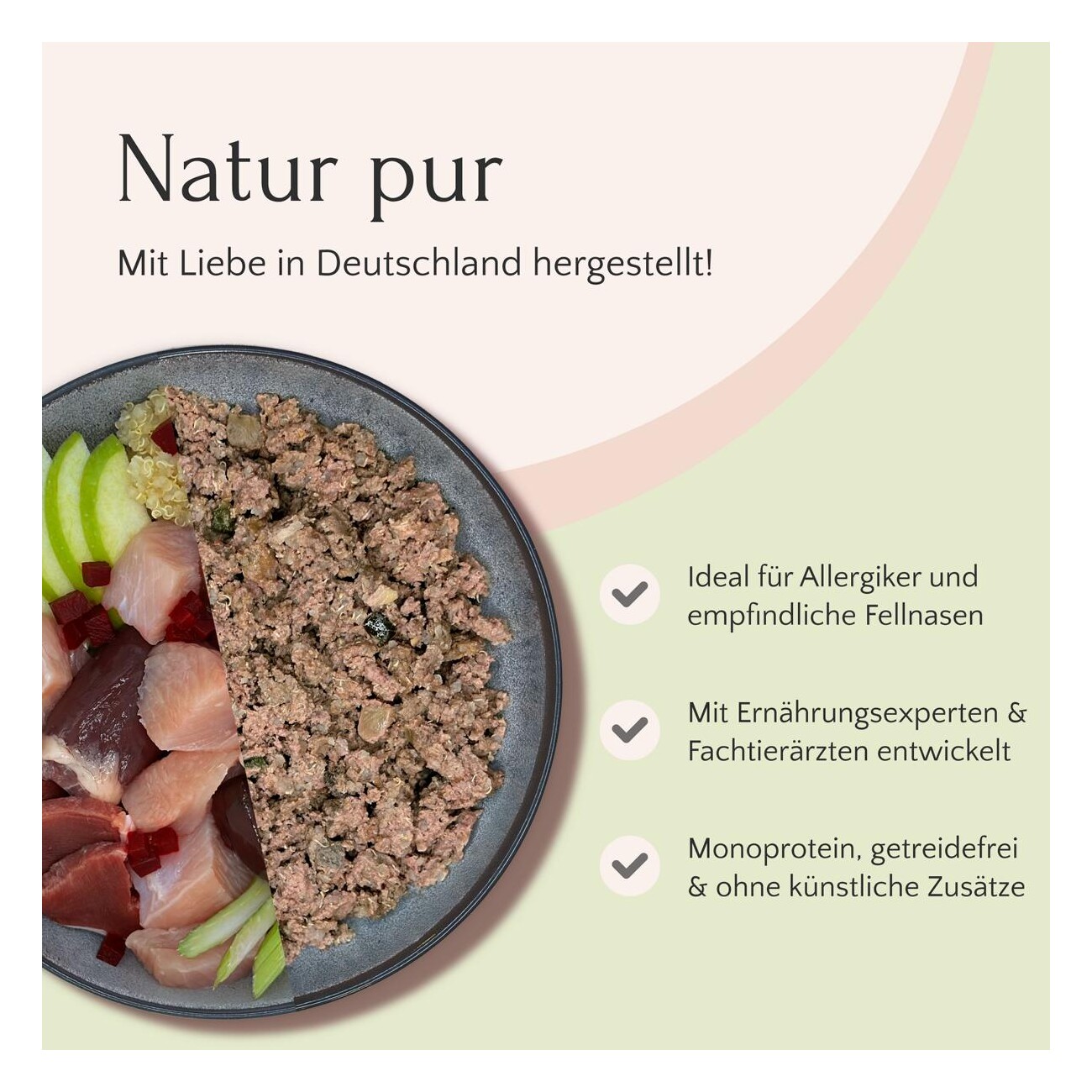 FAVLY Petfood Nassfutter Pute mit Quinoa, Rote Beete & Fenchel 6x800 g