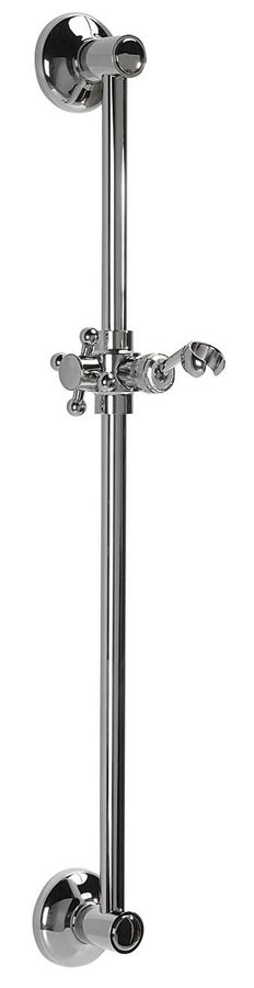 Sapho Antea klassieke douchestang glijstang 57cm chroom