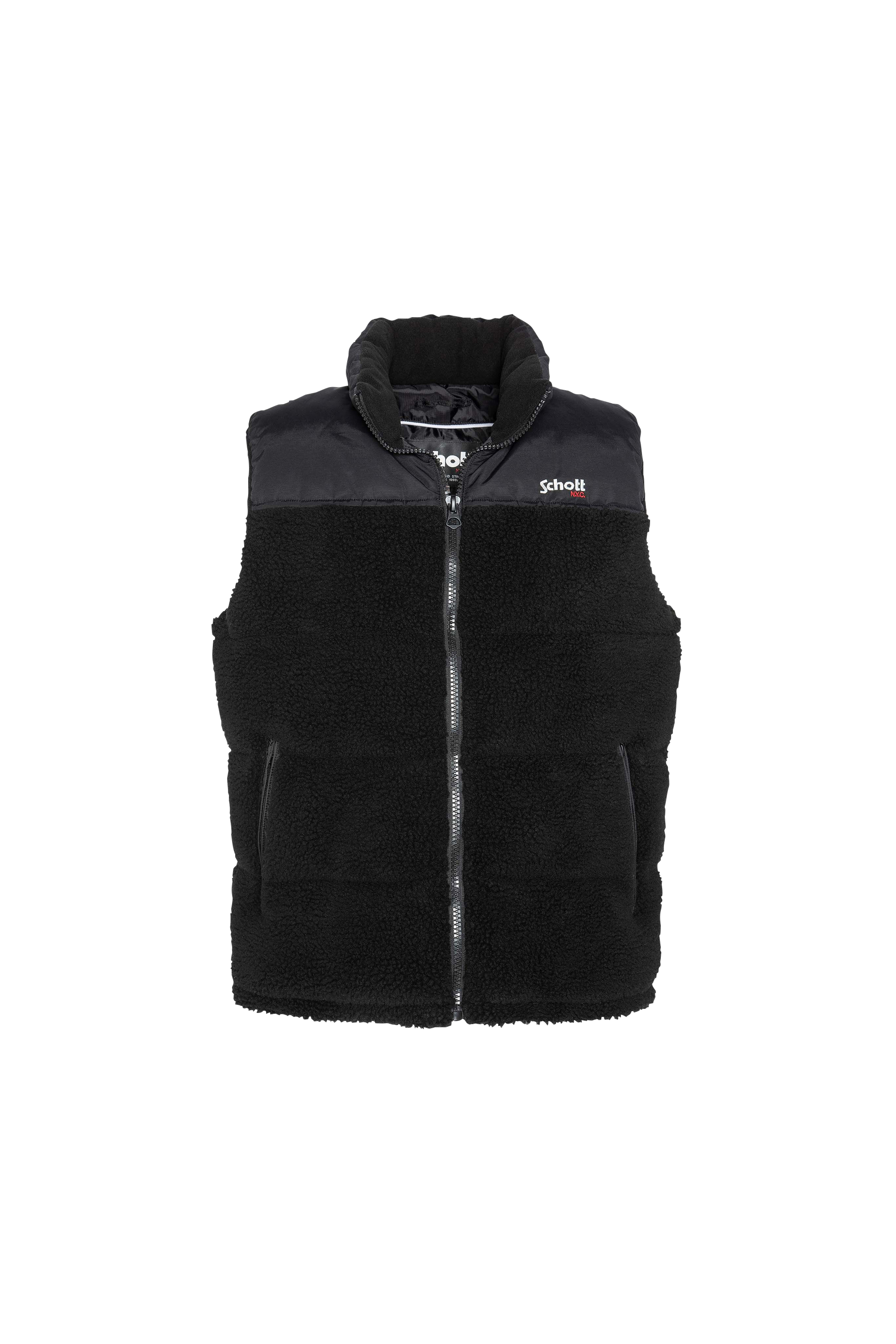 SCHOTT Doudoune sans manches UTAH SHERPA V Noir