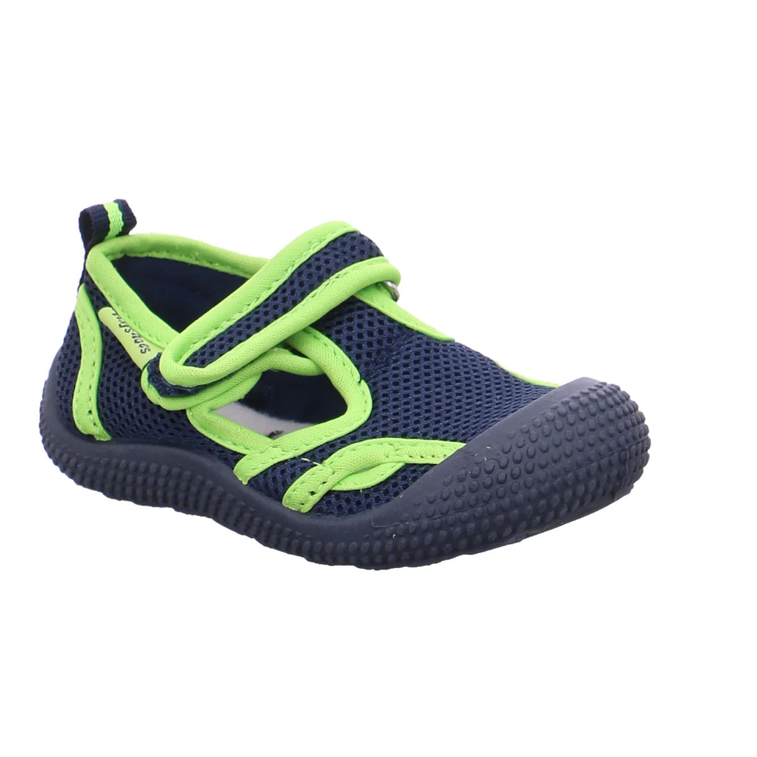 PLAYSHOES Kleinkinder-Sandale wasserfest Dunkelblau Synthetik  Badeschuh