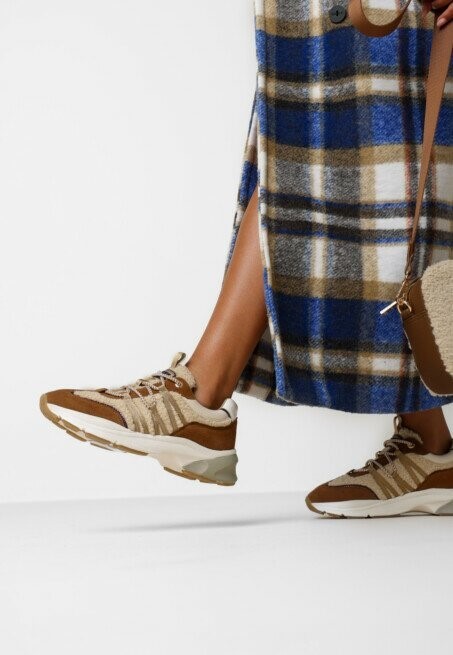 Mexx Moana Sneakers cognac Textiel