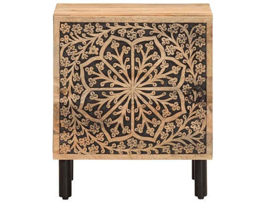 VIDAXL - Tables de chevet 2 pcs 40x33x46 cm bois de manguier solide