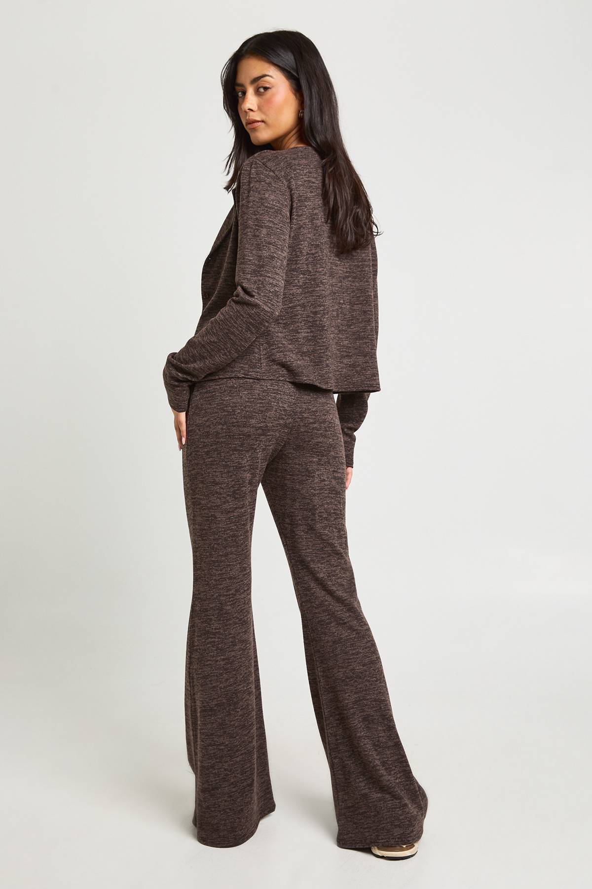 boohoo Ensemble 3 Pièces Gilet Côtelé Boutonné et Pantalon