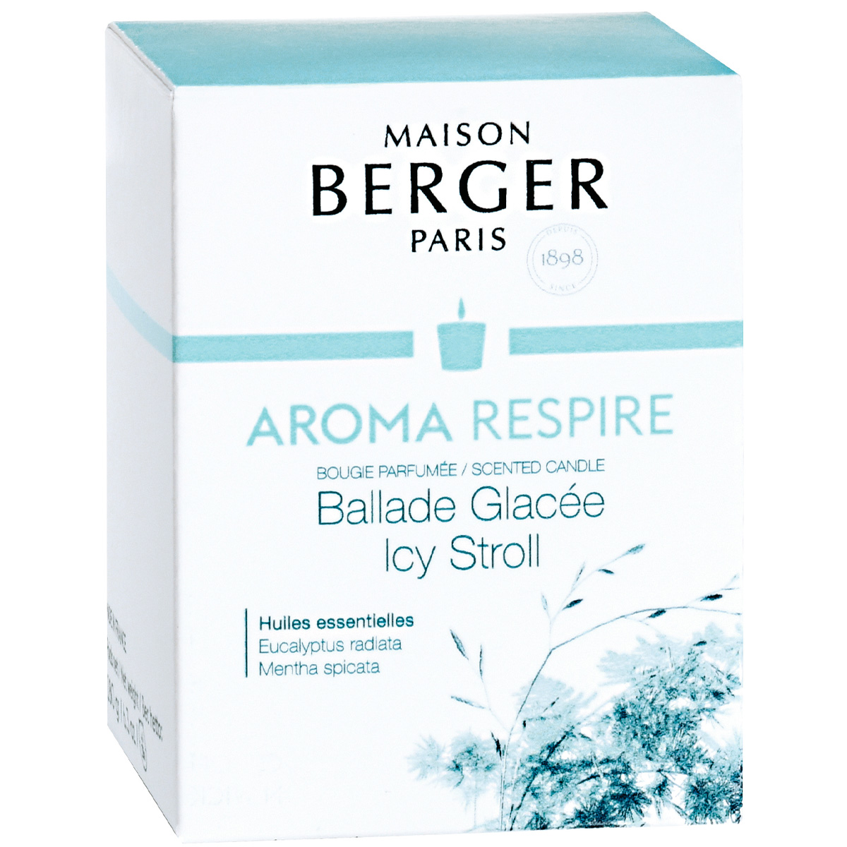Bougie parfumée - Eucalyptus, pin, thym - Aroma Respire - 35h