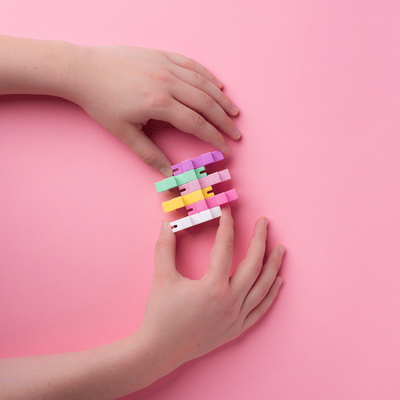 Plus-Plus HEXEL Fidget-leke Bubblegum