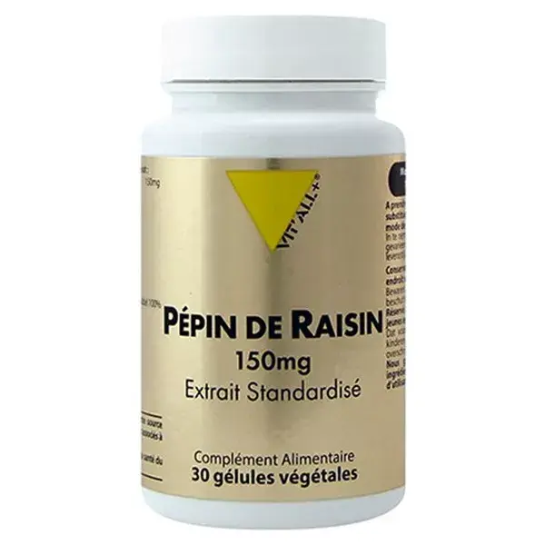 Vit'all+ Semente de Uva 150mg 30 cápsulas vegetais