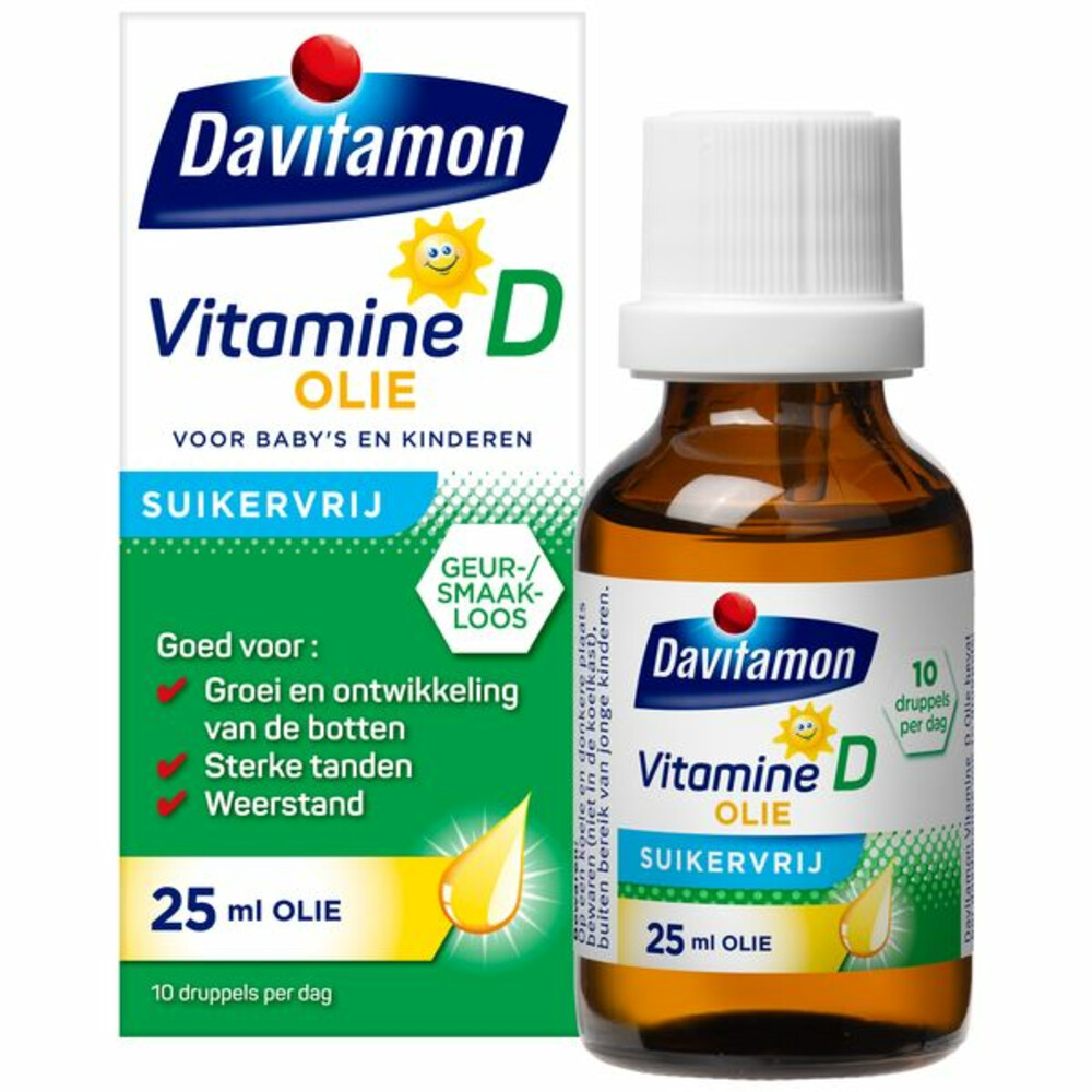 2x Davitamon Vitamine D Olie25 ml