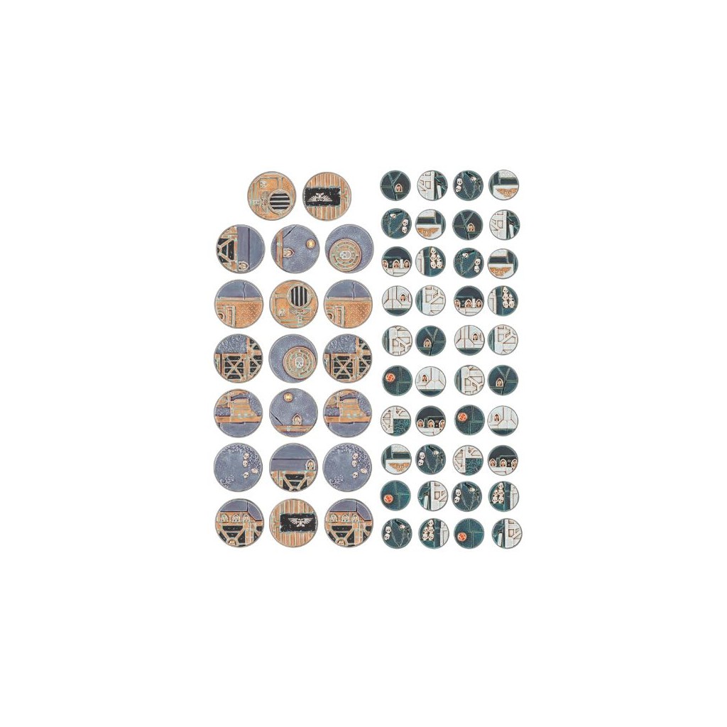 Citadel : Socles - Sector Imperialis 25 & 40mm Round Bases