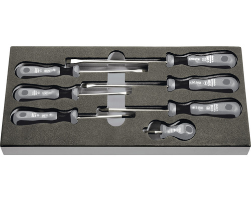 Werkplaatswagen WGB 670 x 970 x 470 mm 7 laden, incl. 9 modules, set van 129 stuks