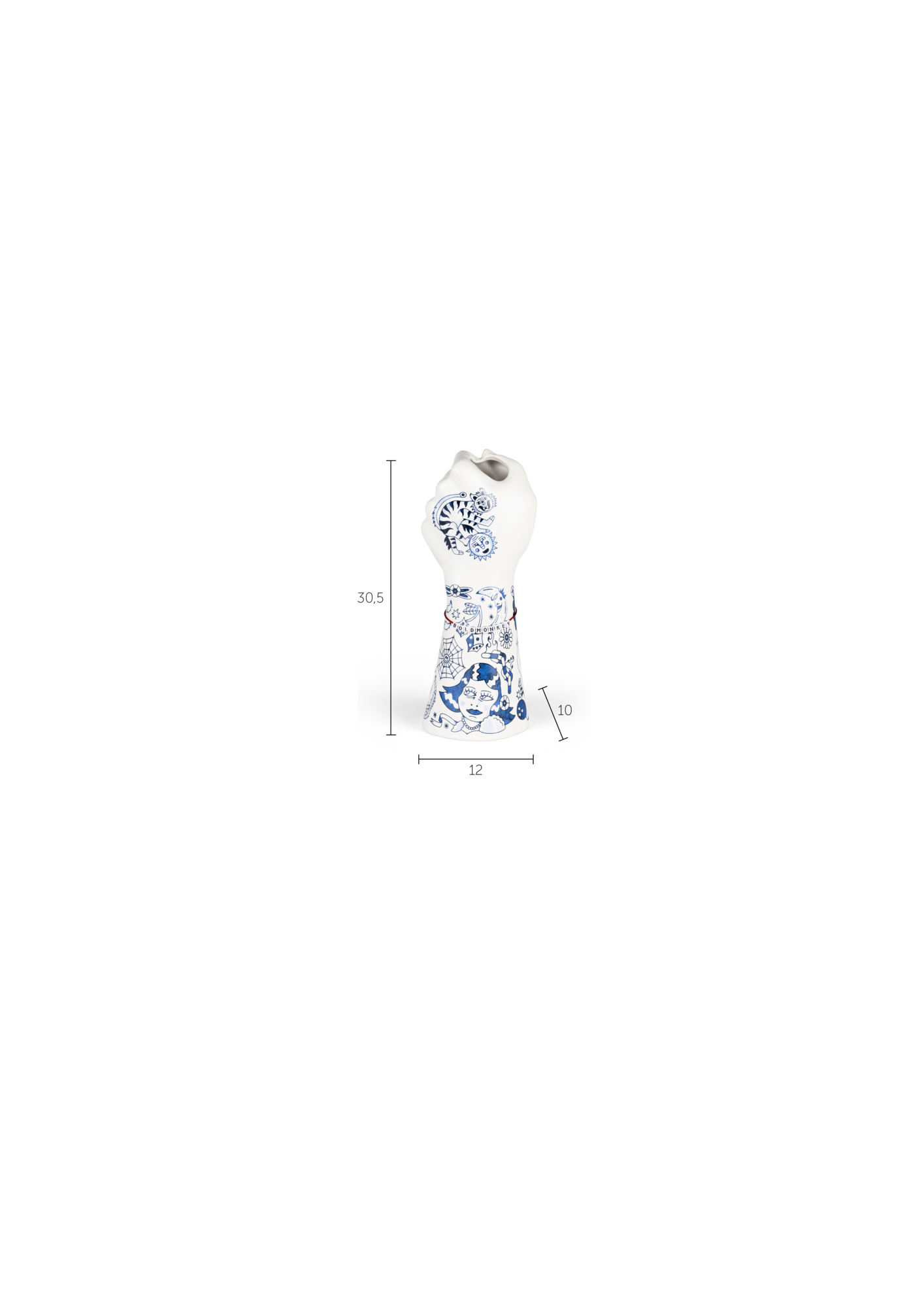 LIBERTY MATTERS VASE BLUE
