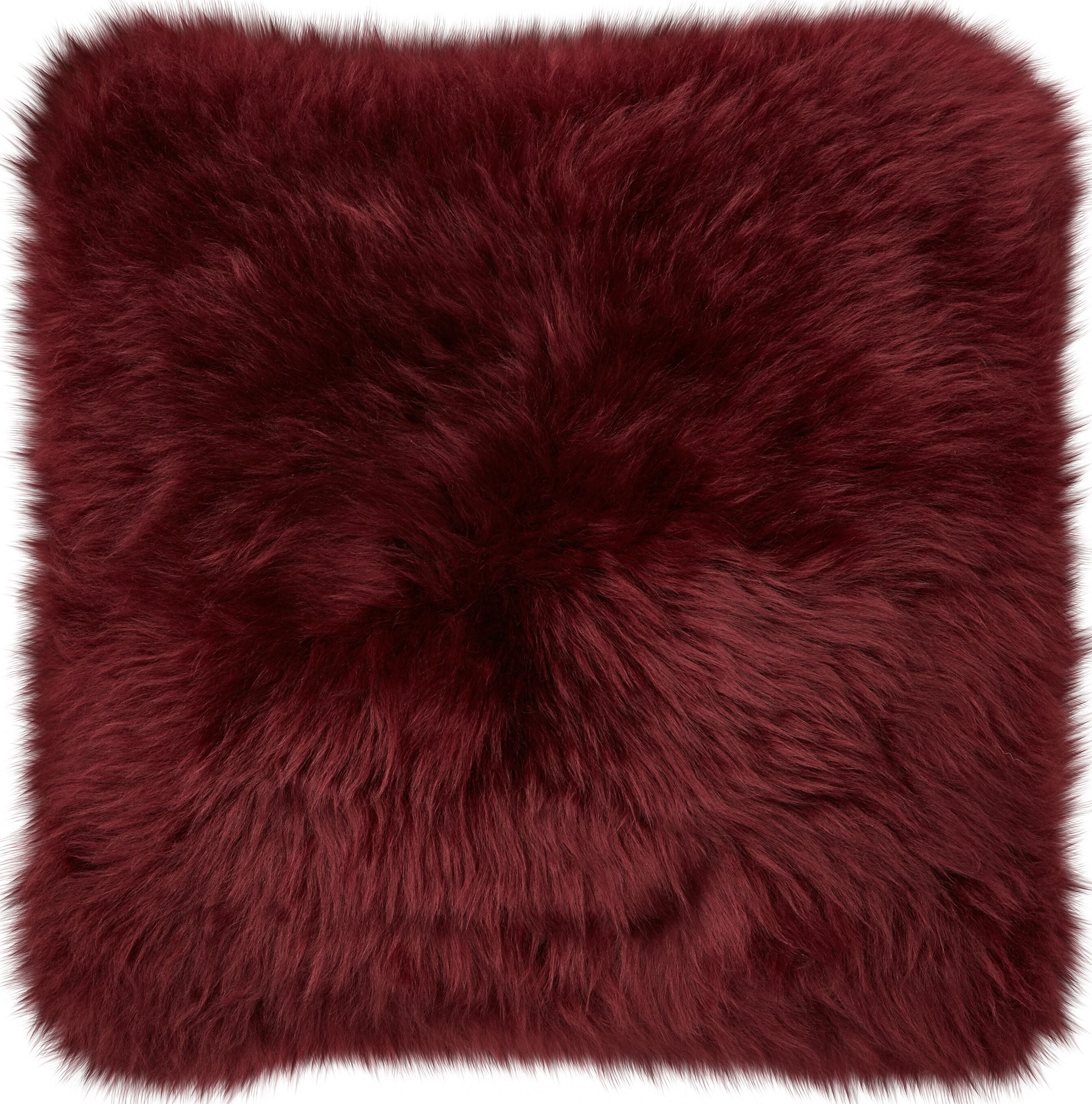 SE DAISY Fellkissen 40x40 rot - Rot / B: 40.0 cm x H: 40.0 cm