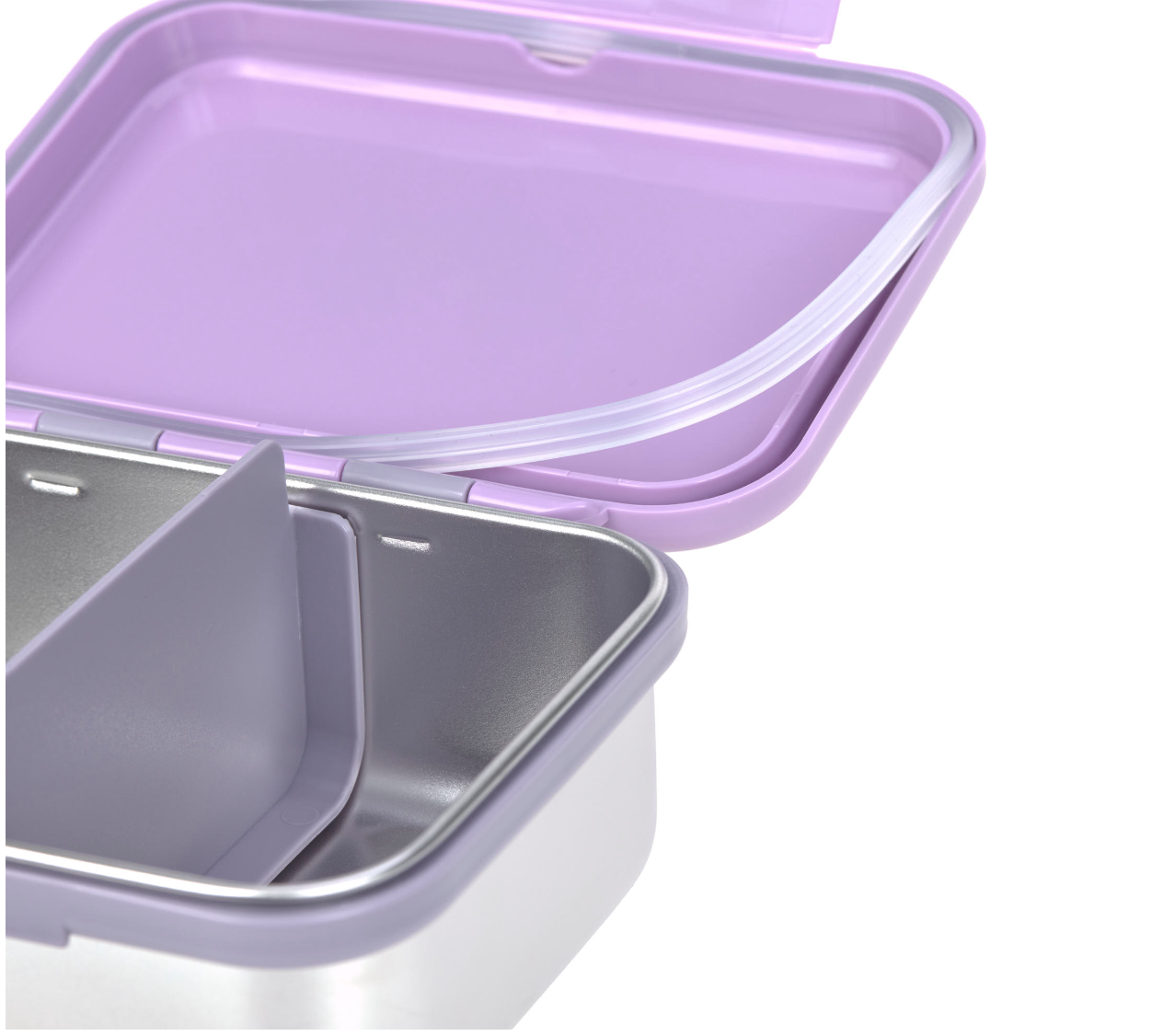 Lassig Lassig Lunchbox stainless steel Little gang Heart lilac