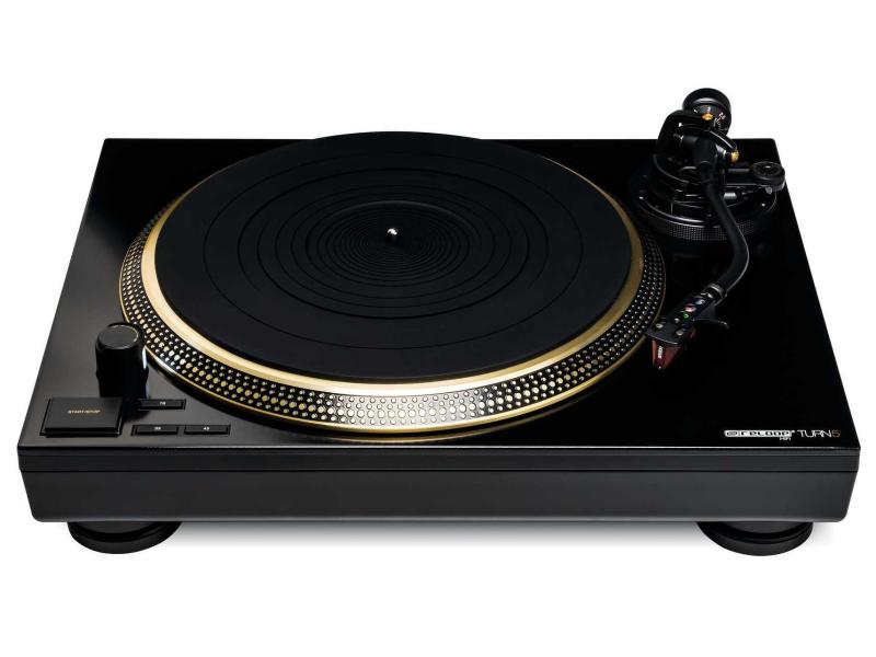 Reloop Plattenspieler HiFi Turn5 Schwarz Hochwertiger HiFi-Plattenspieler mit Direktantrieb