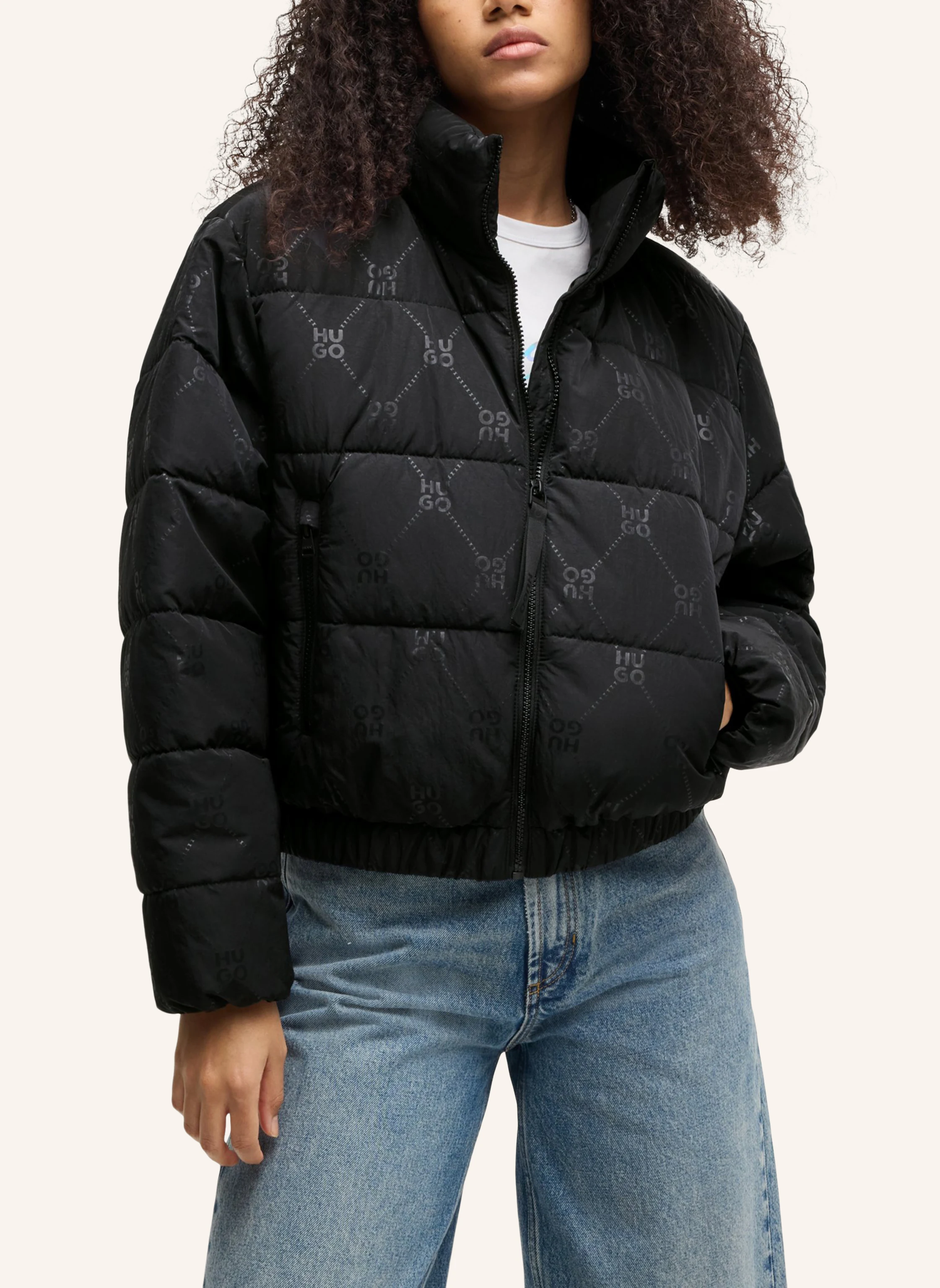 HUGO Casual Jacke FELARA-3 Relaxed Fit
