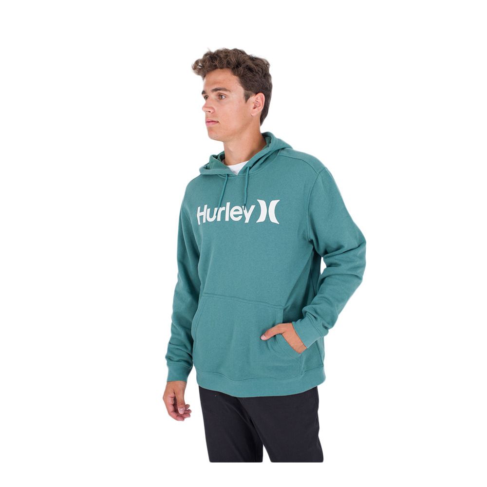 Hurley ONE AND ONLY SOLID - Sweat Homme deep mojito