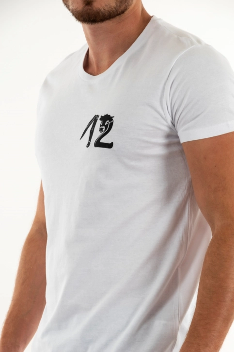 Tee shirt ajm12 tee shirt blanc