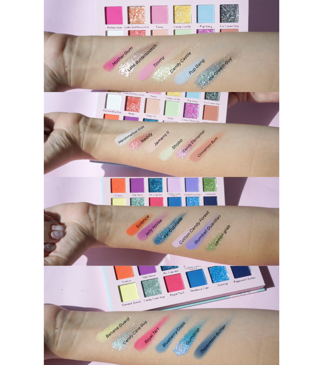 Lethal Cosmetics - *Adventure Time* - Paleta de Sombras Candy Kingdom