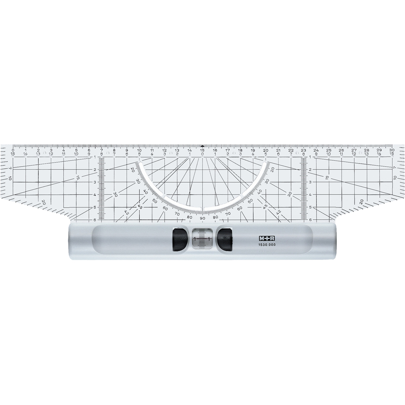 M+R Rolllineal 15300000, mit Lupe, 30 cm