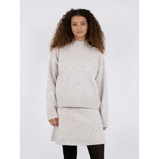 Neo Noir Paulina Striktrøje, Beige Melange, 42