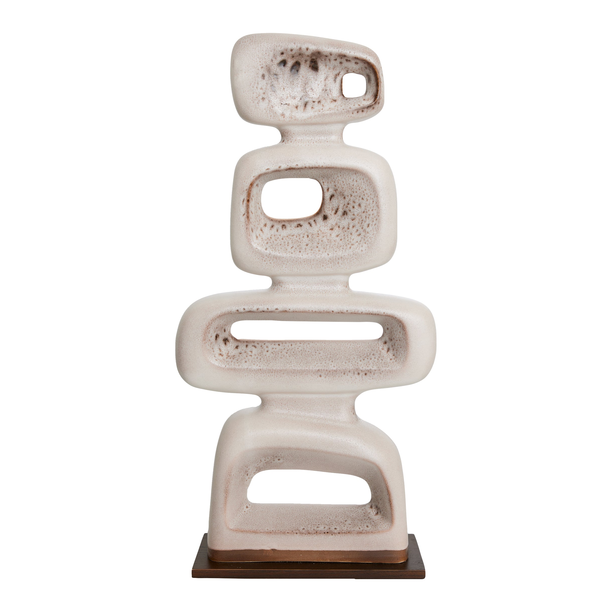 HKliving Sculpture Ornament - Reactive Brown