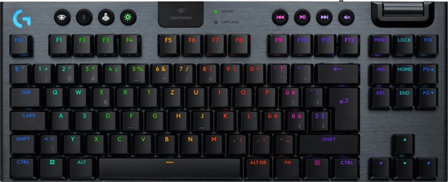 Logitech G Gaming-Tastatur »G915 X LIGHTSPEED TKL Wireless Gaming Keyboard - BLACK - DEU« ()