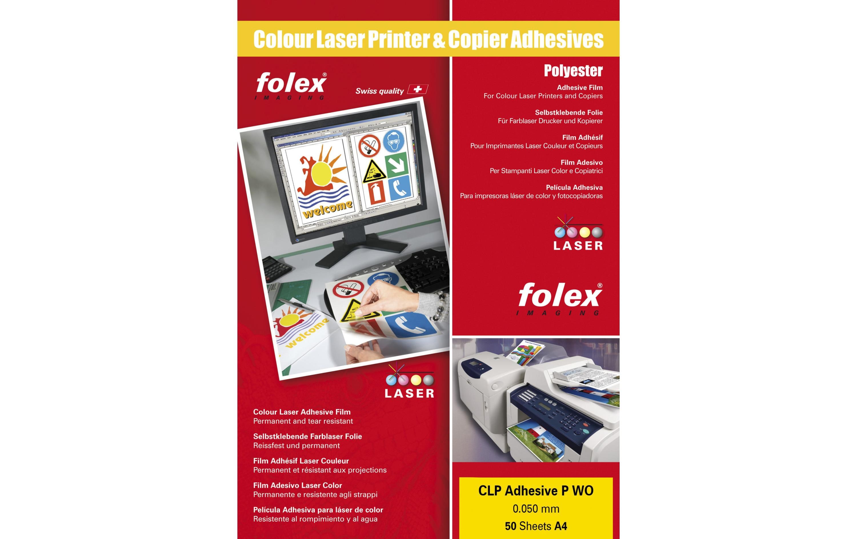 Etiketten mit Silikonpapier 210 x 297 mmSelbstklebe-Etiketten weiss A4, 50 Blatt