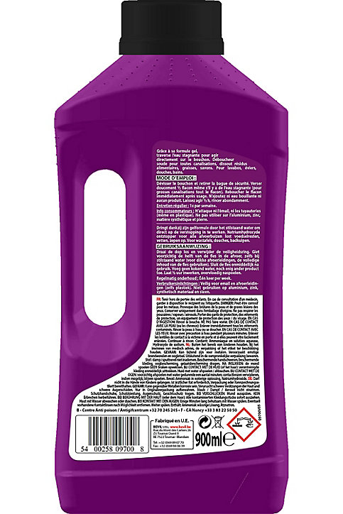 Déboucheur soude gel fulgurant Stopy 900ml