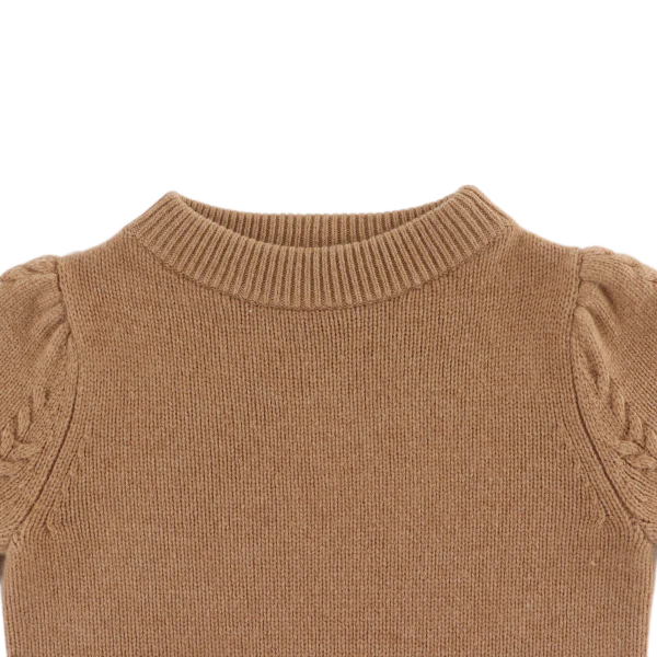 Kasine Merino Wool Sweater | Hazelnut