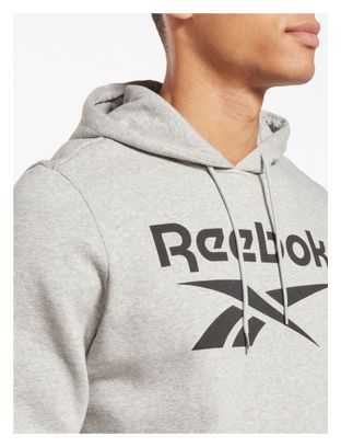Sweat à capuche Reebok Big Logo Gris