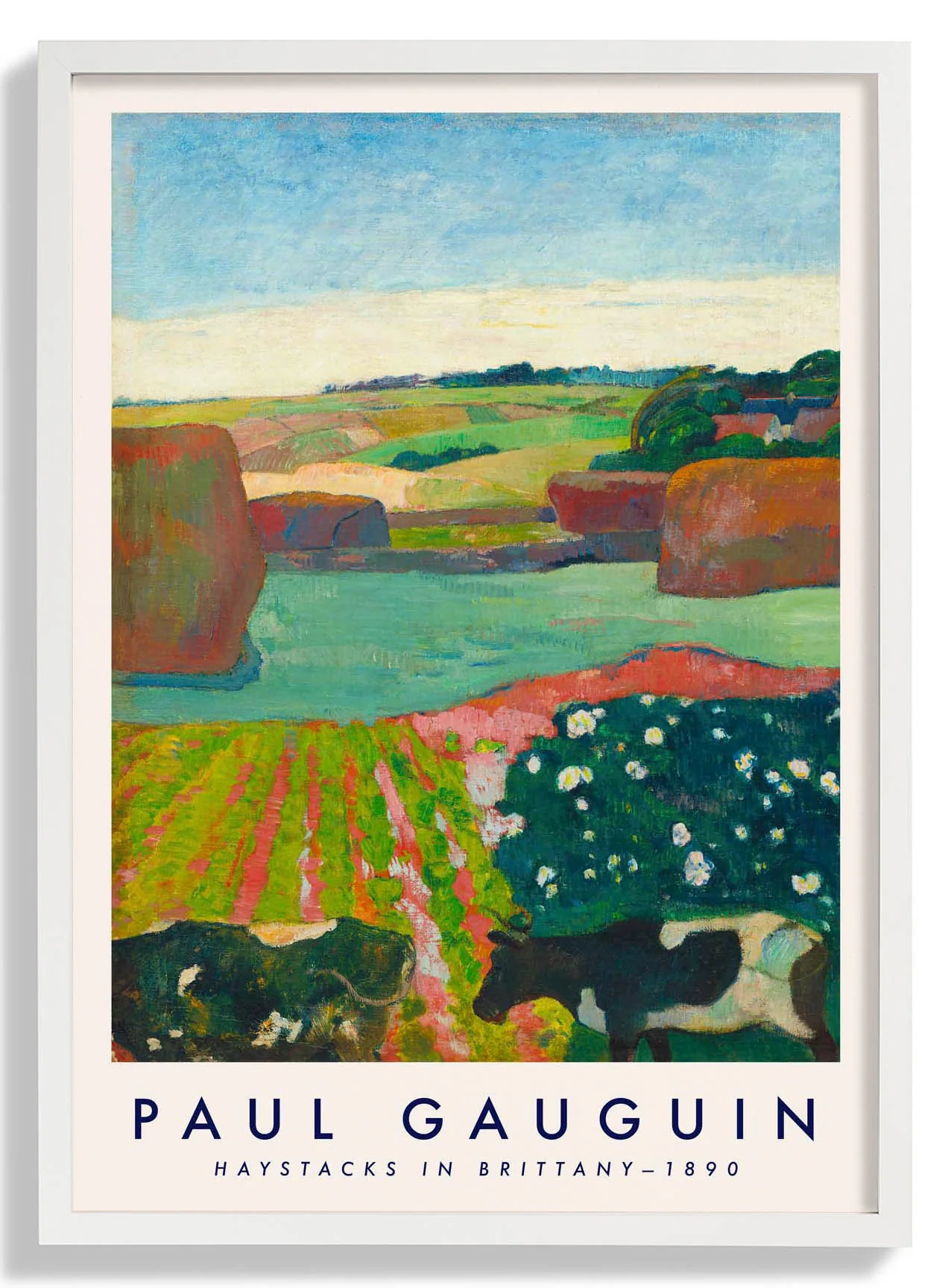Heuhaufen in der Bretagne von Paul Gauguin