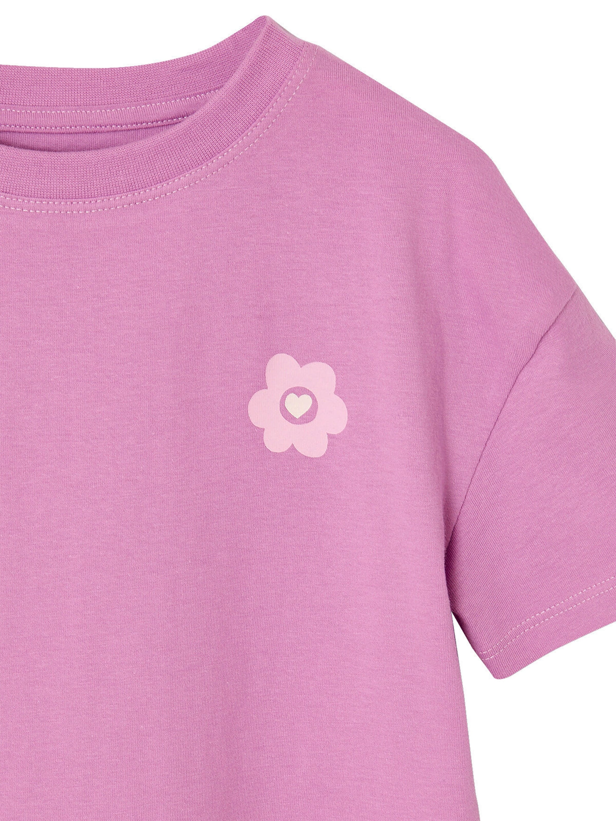 Vertbaudet Mädchen T-Shirt BASIC violett