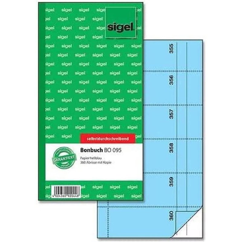Bloc de bons 'Carnet de bons', 105 x 200 mm, AC