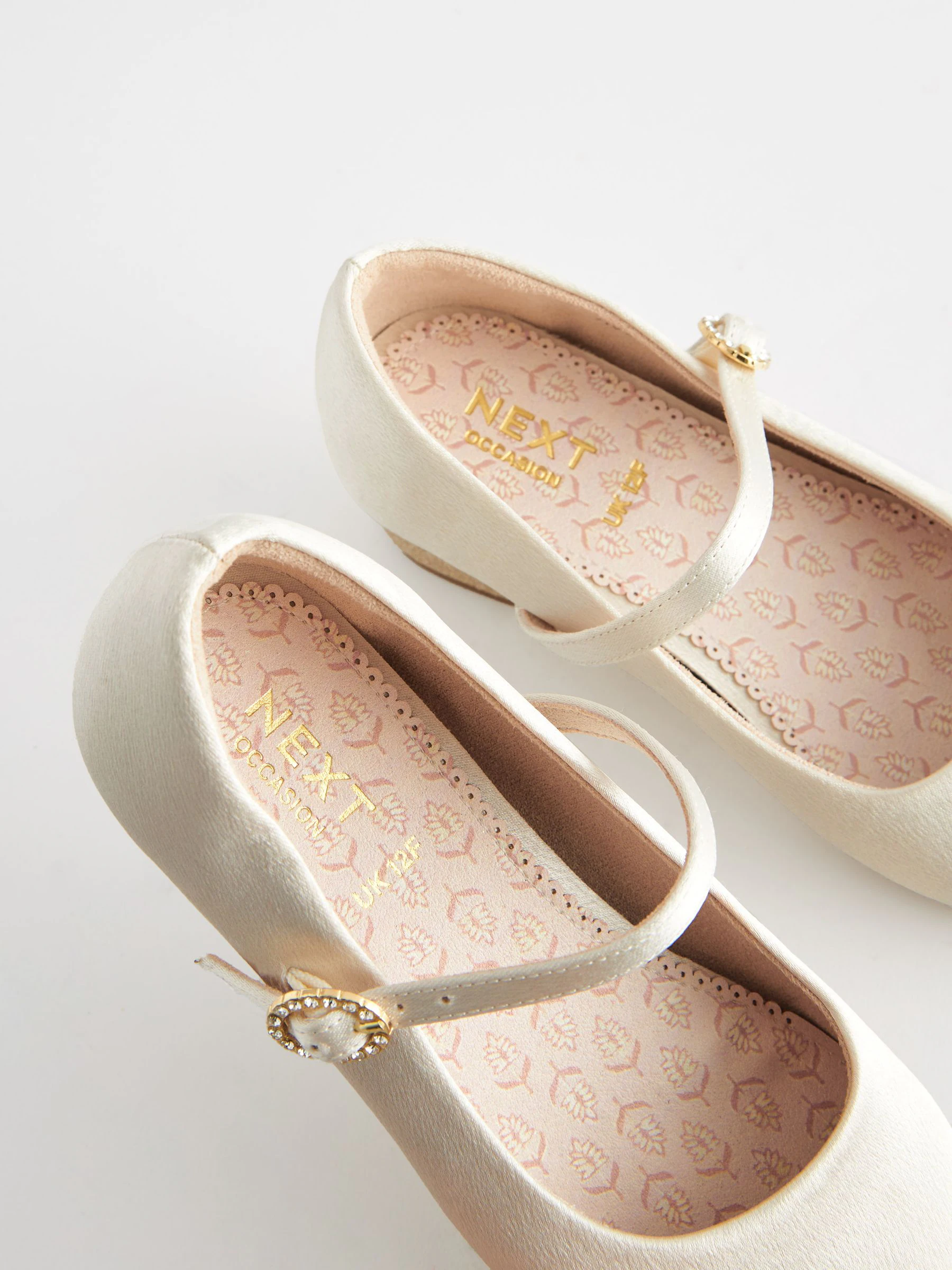 Ivoor - Mary Jane bloemenmeisjes hakschoenen
